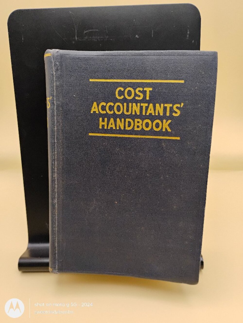 vintage Cost Accountants' Handbook by Ronald Press Co dated 1944 Printed in USA